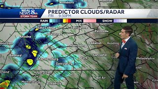 Rain chances spike late Friday into the weekend
