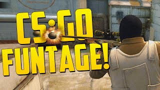CS:GO FUNTAGE! - Flashbang Kill, Accidentally Banned, Funniest Silver Plays! (CS:GO Funny Moments)