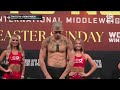 Tszyu vs. Nurja WEIGH-IN LIVE STREAM
