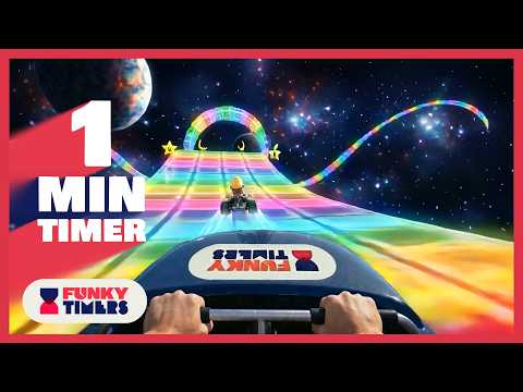 1 Minute FPV Roller Coaster Countdown Timer | 4K