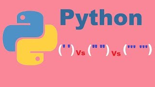 Single vs Double vs Triple quotes in python | Python tutorial from two lazy programmers