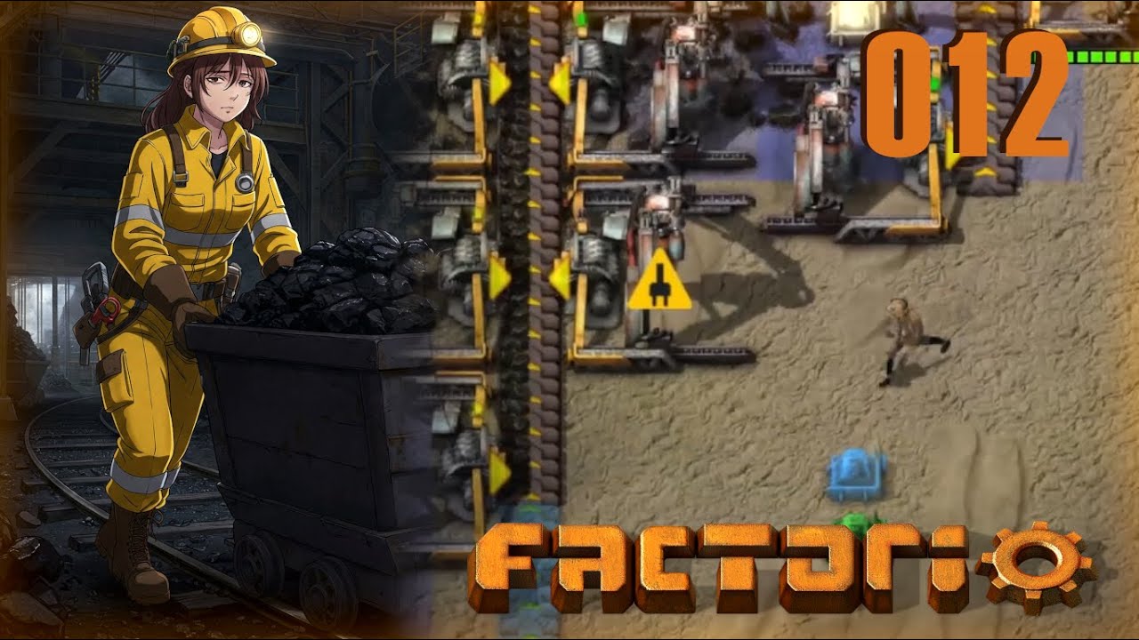 Factorio 012 - Un Cohete por Minuto | El inicio de la ciencia azul: más industria, más carbón