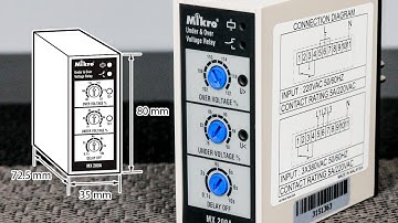 Relay Bảo Vệ Điện Áp MX200A - 380V hãng MIKRO | MIKRO #33