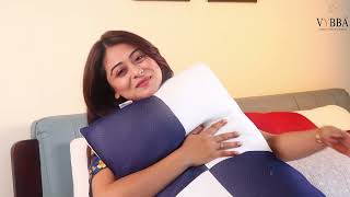 Vybba Pillow Falaq Naaz Tv Actress Sleeping Bed Pillow Adjustable Microfiber Push Pillows