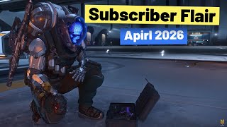 Star Citizen April 2026 Subscriber Flair Showcase  Alpha 470