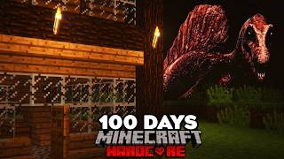 I Spent 100 Days In Dinosaur Analog Horror Minecraft screenshot 5