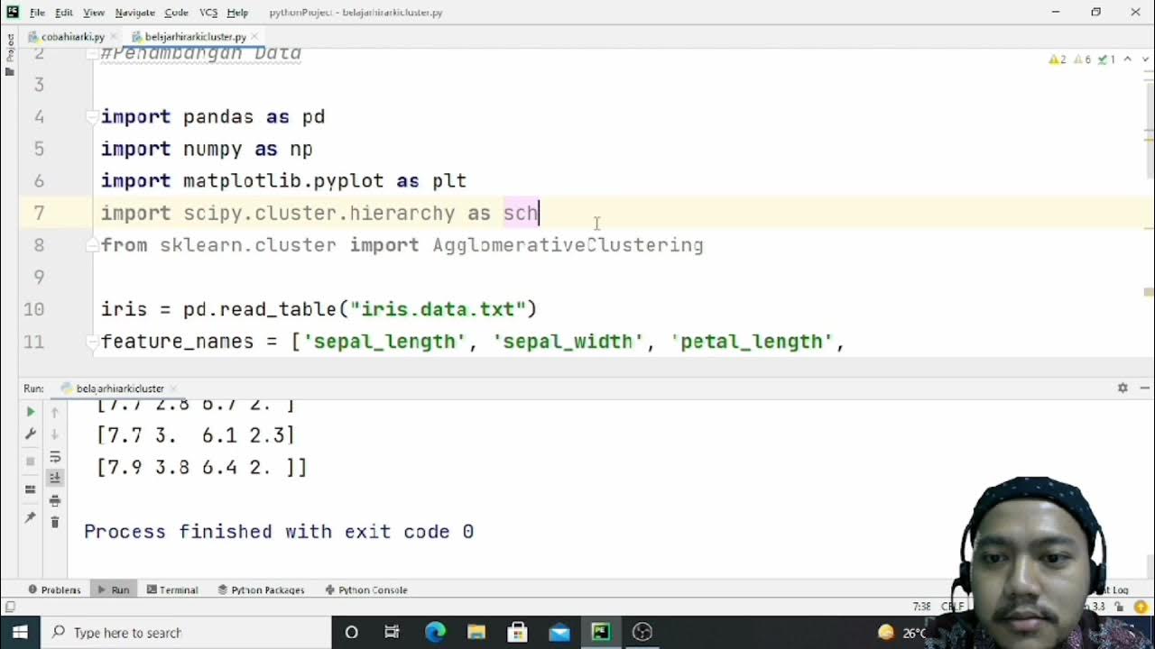 07 - Algoritma Hirarki Clustering dengan Python | Penambangan Data ...