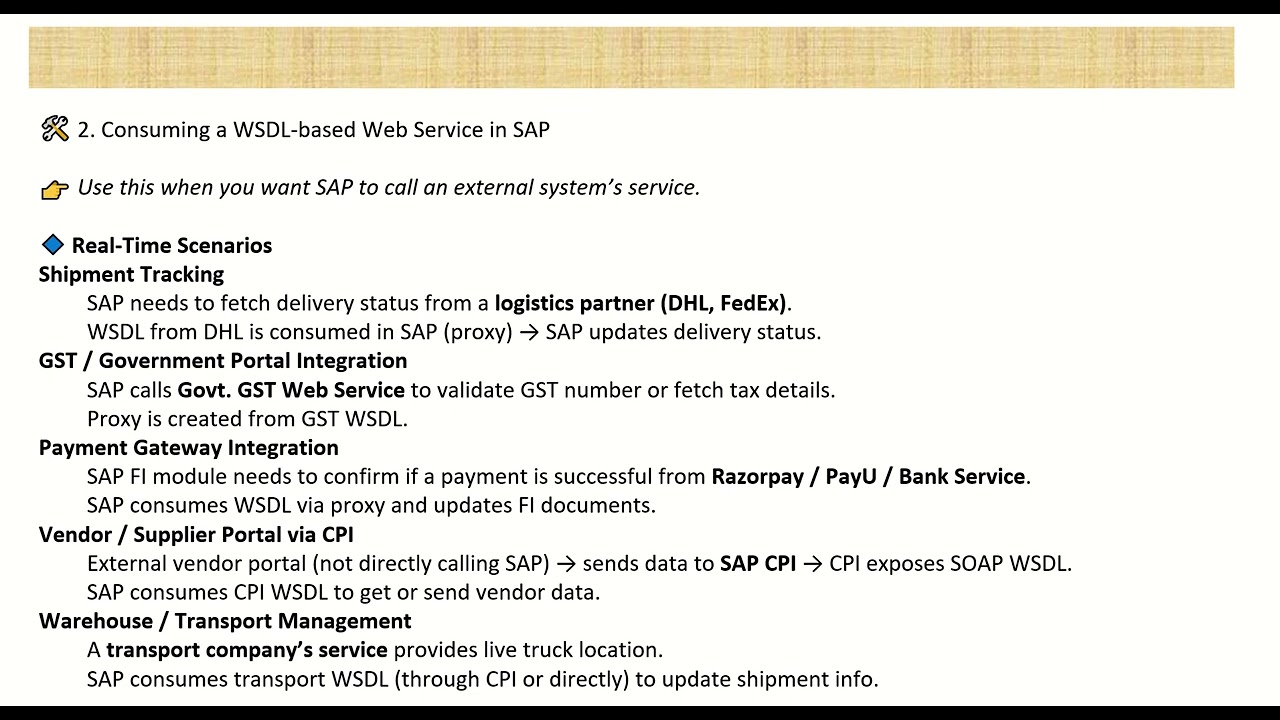 1 Create RFC in SAP for webservice