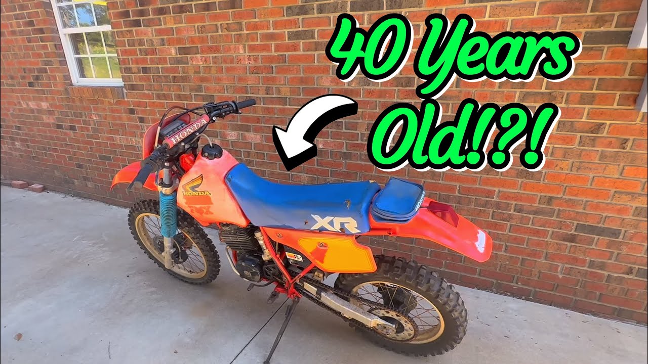 Riding a Vintage 1985 Honda XR350R | Cold Start to Trail