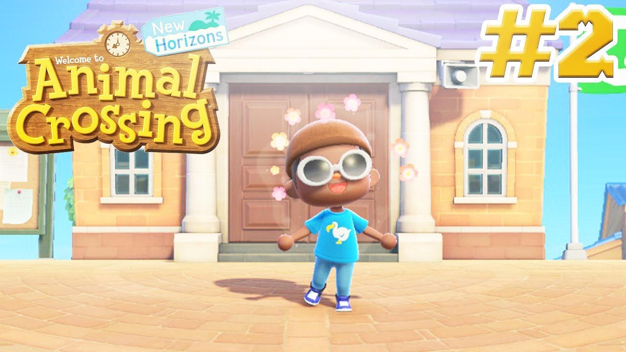 Animal Crossing: New Horizons - Part 2 - CONSTRUCTING ABLE SISTERS SHOP & CAMPSITE - YouTube