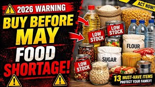 13 Survival Grocery Items You MUST Buy Before the May 2026 Food Shortage