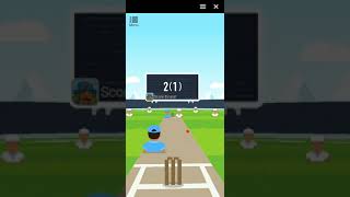 Cricket  game in messenger screenshot 5