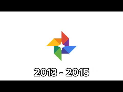 Google Photos historical logos