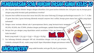 Pembahasan Soal Essai Hukum Dasar Kimia Kelas 10