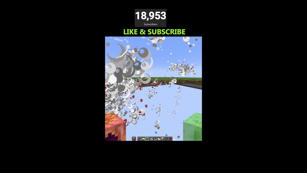 Minecraft tnt blast in village 