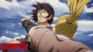 ثورفين يتصدى لثعبان | VINLAND SAGA SEASON 2