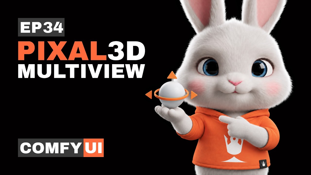 Pixal3D Multiview in ComfyUI | Load & Save 3D Nodes (Ep34)