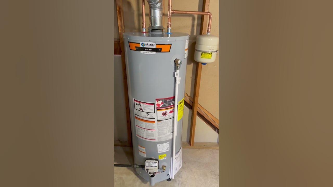 State Select GS6 50 BRT 400 water heater install. YouTube
