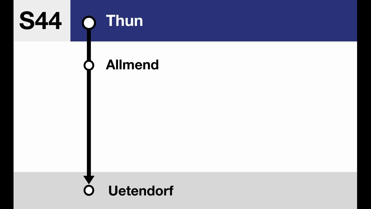 BLS Ansagen » S44 Thun — Uetendorf | SLBahnen
