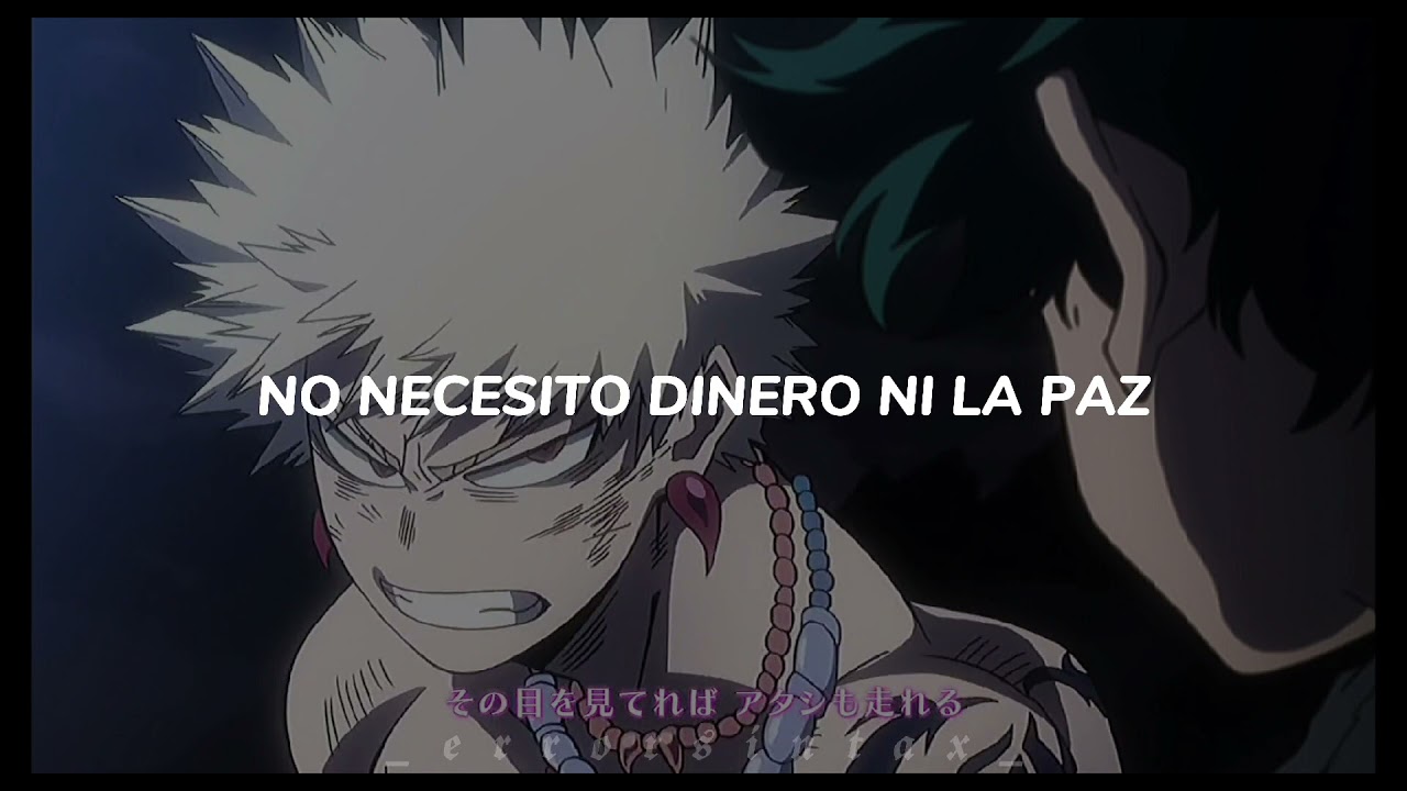 O Saki Saki (Sub Español) con Bakugou de fondo