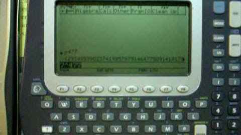 HP49G+ .vs. TI VOYAGE 200 in action