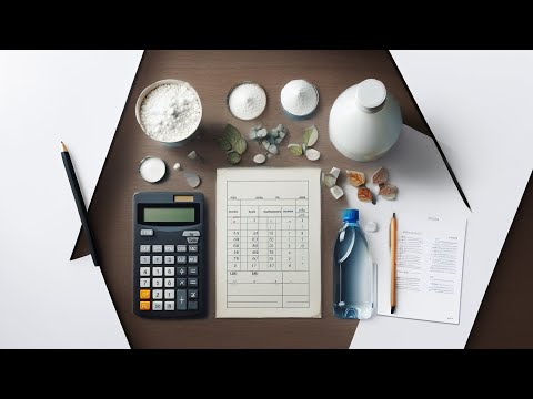 حساب كمية هيدروكسيد الصوديوم والماء لصناعة الصابون 