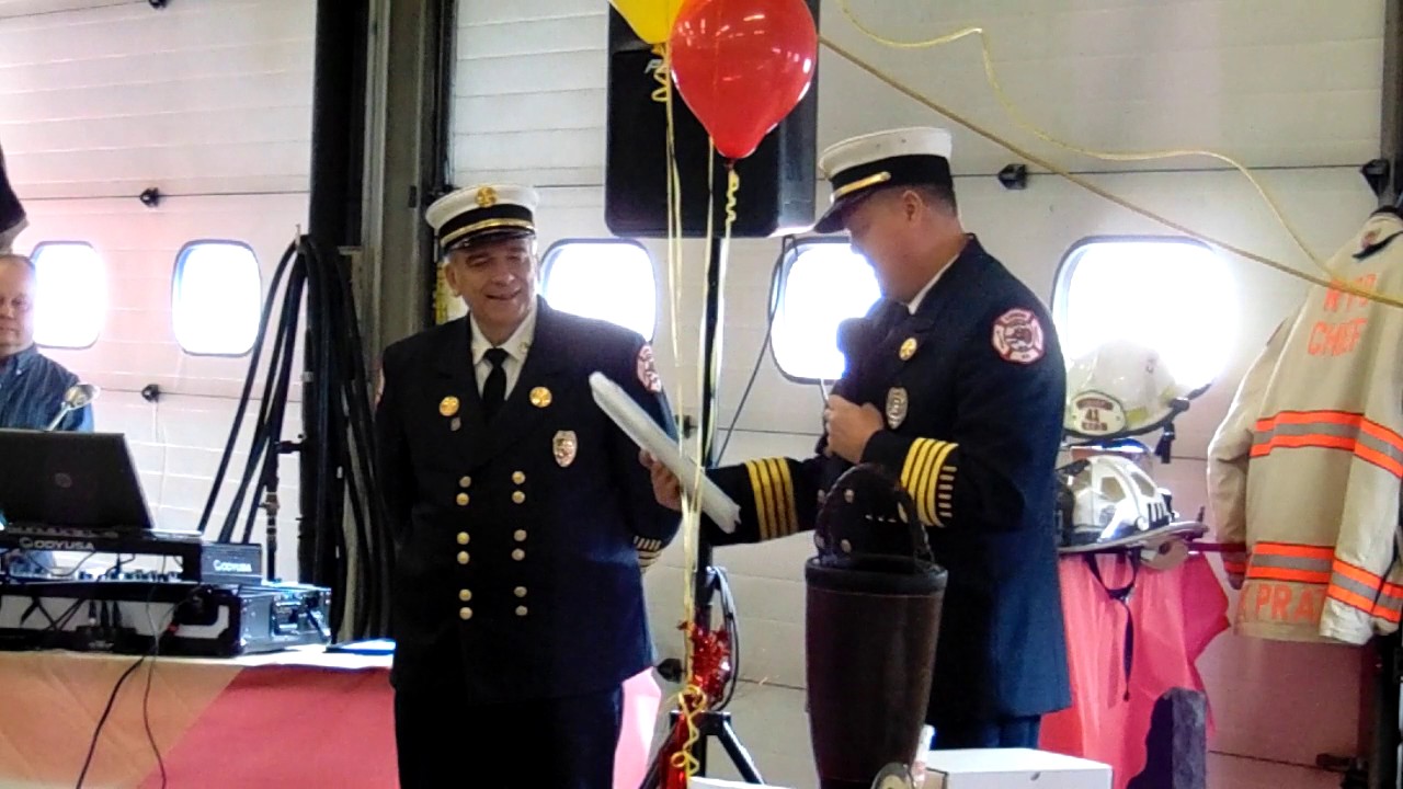 Chief Kevin Pratt's Retirement Party PT 2. Raymond NH Fire Dept. 5/6/17