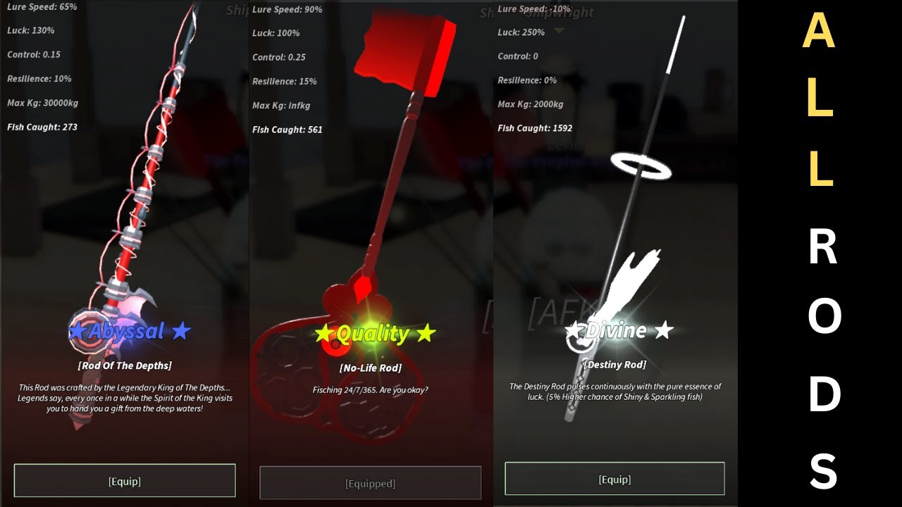 *UPDATED* How To Get All Rods In FISCH ROBLOX. - YouTube