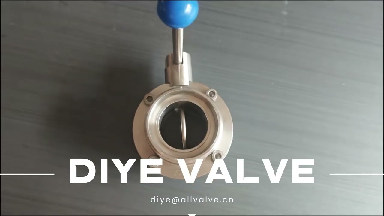 Stainless Steel Sanitary Threaded Butterfly Valve | DIYE Valve Factory