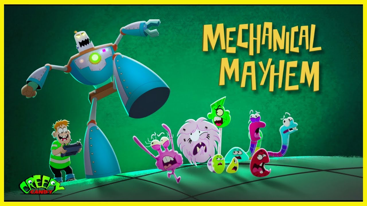 Creepy Candy | Mechanical Mayhem: Creepy Candy Vs Giant Robot Showdown | S1: EP 1 | Cartoon For Kids