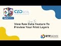 Using The View Raw Data Feature  to Preview Your Print Layers- DTF Gears