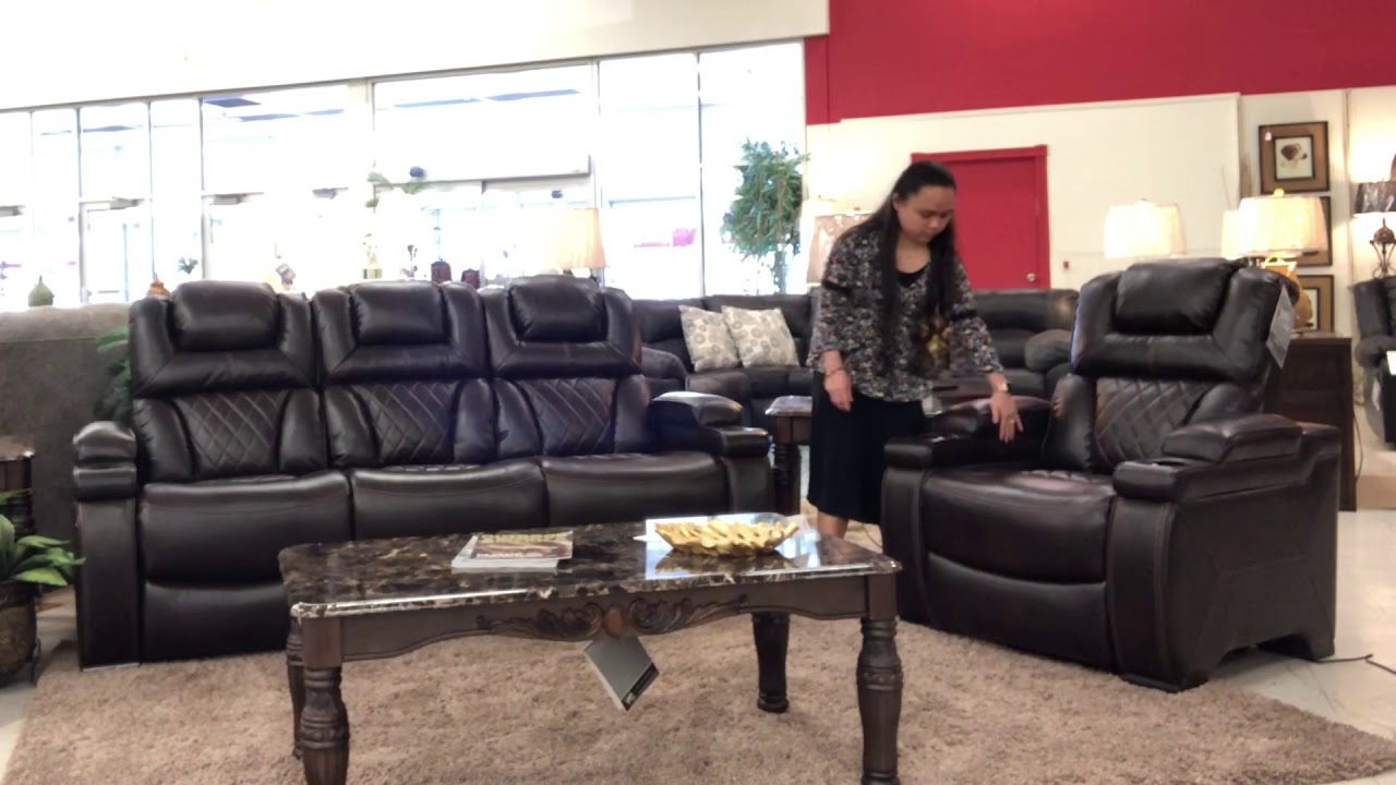 POWER RECLINING LIVING ROOM SET TIMELESS FURNITURE UNIONTOWN YouTube
