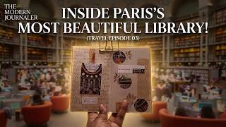 Paris Travel Journaling: episode 03 The Most Beautiful Library I Paris stationery hunting