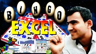 😱🔊 APRENDE Como HACER el juego BINGO y CARTONES en Excel SIN MACROS ►*PASO A PASO*