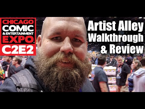 Walking Through the C2E2 Artist Alley