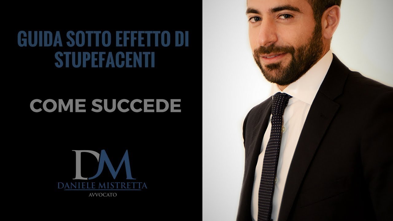 Guida sotto l'effetto di sostanze stupefacenti: cosa succede dopo l'accertamento