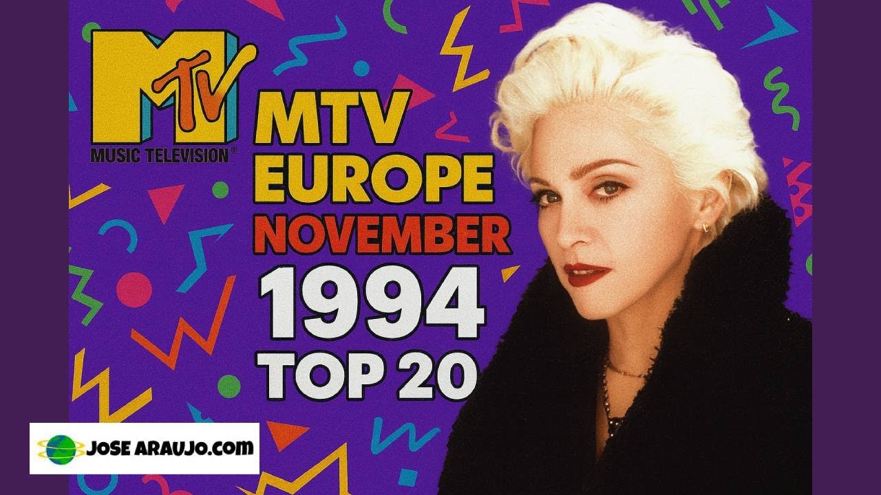 MTV EUROPE 🇪🇺 TOP 20 – November 1994 🔥 | The Biggest Hits of