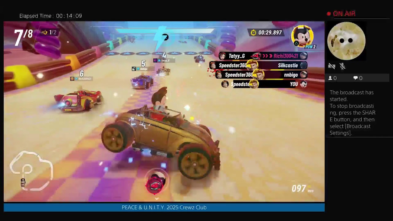 SpeedStorm live Disney race game Play ps4 pro - YouTube