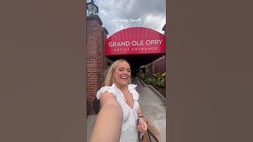 Thumbnail of the artist entrance 🤩 #countrymusic #here #marynntaylor #performance #country #opry #grandoleopry