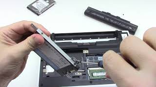 How to install SSD on Sony Vaio SVE1112M1EW - YouTube