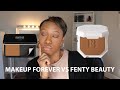 Makeup Forever Matte Velvet Powder Vs. Fenty Beauty Pro FIltr' Powder Foundation!