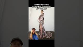 Kourtney Kardashian Stealing Kim Kardashians Met Gala Looks..kourtneykardashian kimkardashian