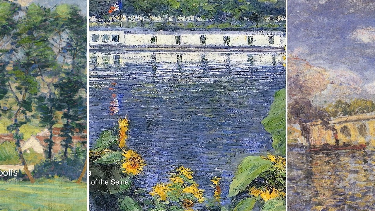 Impressionist Art TV — Silent Art Gallery · July 27 Night | Sunflowers on the Banks o… & others