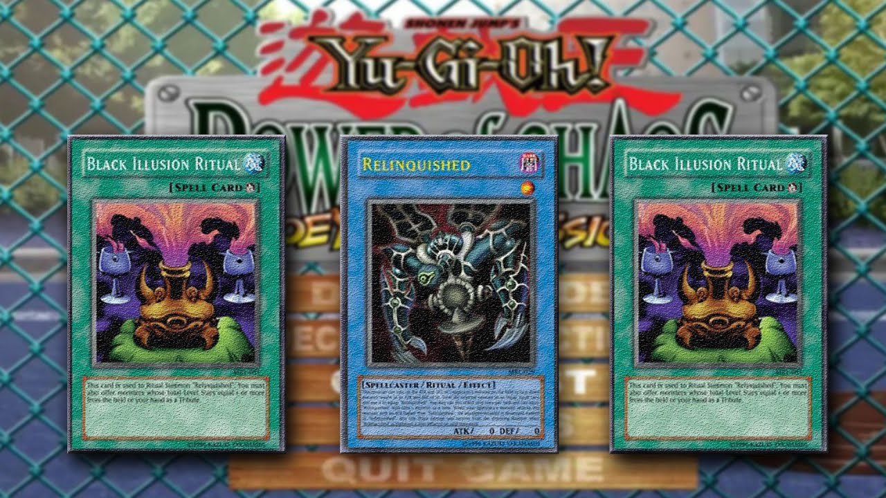Relinquished And Black Illusion Ritual Deck Episode 109 Yu Gi Oh Power ...