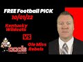 Free Football Pick Kentucky Wildcats vs Ole Miss Rebels Prediction, 10/1/2022 College Football