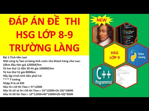 ĐÁP ÁN ĐỀ THI HSG LỚP 8-9 TRƯỜNG LÀNG | Nguyễn Xuân Hồng IT