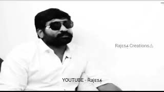 Vijay sethupathi Motivational speech |about career and ego.  | VJS whatsapp status...