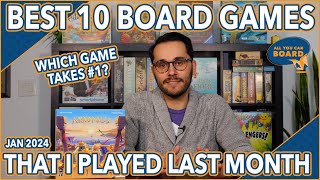 Top 10 Games I Played Last Month | January 2024 | Knarr, Next Station: London, Akropolis (+ More!)