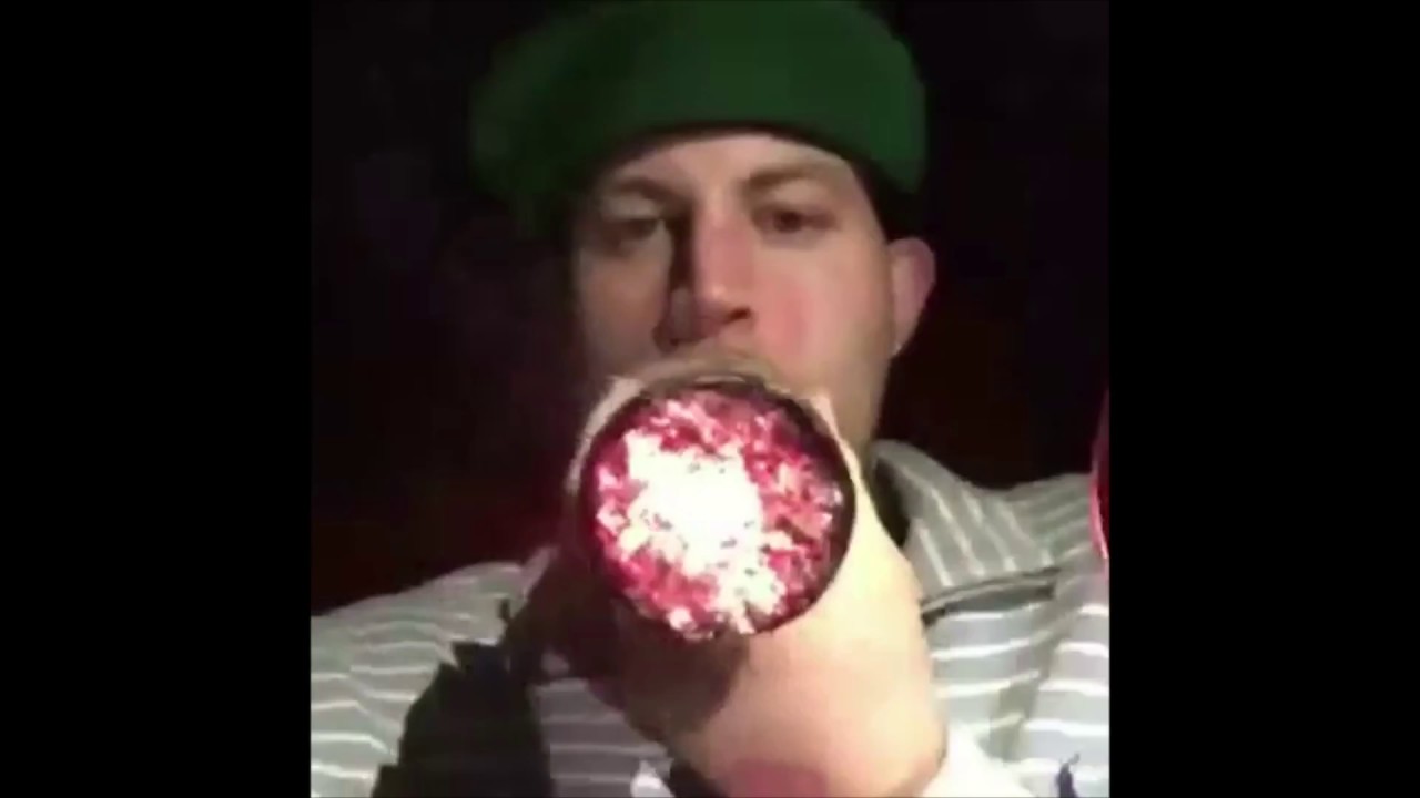 GUY SMOKES 100 GRAM TWAX JOINT TO PICK UP GIRLS