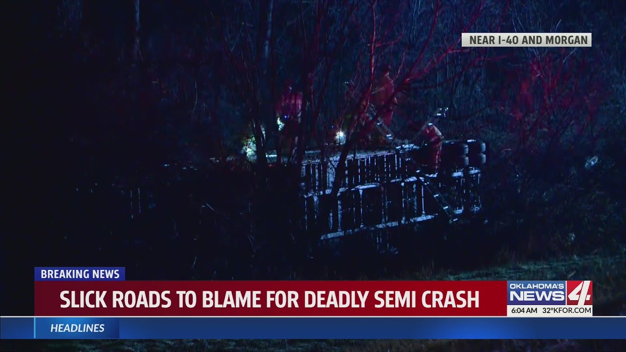 Slick roads to blame for deadly crash - YouTube